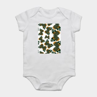 Red admiral butterfly  pattern Baby Bodysuit